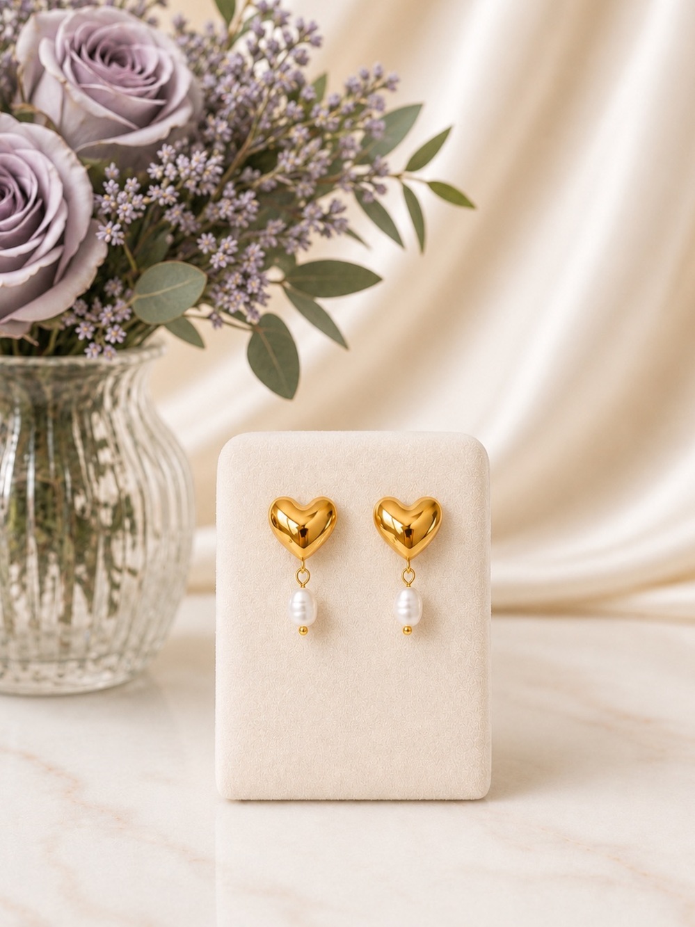 Adornia • Pear Crystal Teardrop Earrings